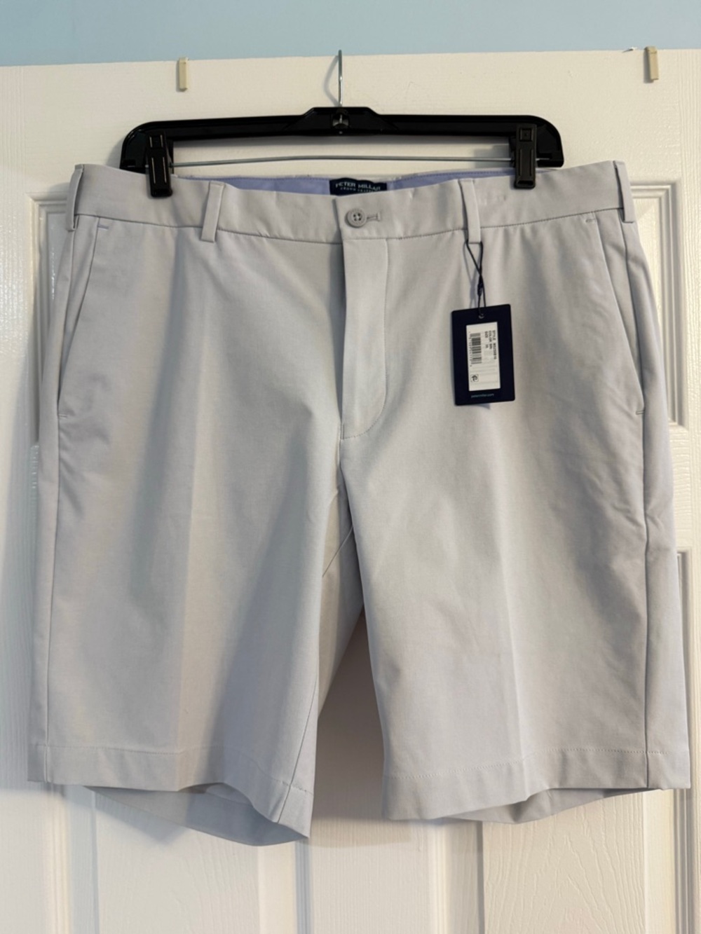 Men's Peter Millar Classic Light Gray Shorts